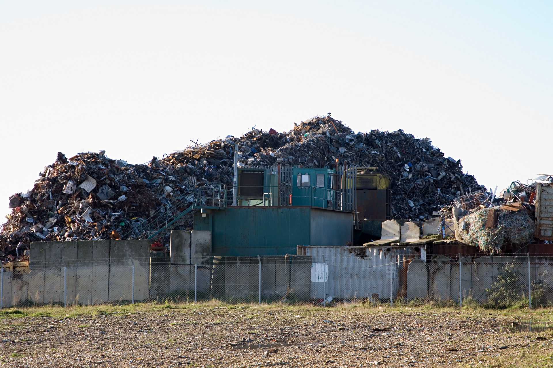 Sanitary landfill of domestic waste